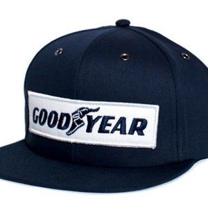 Racing Retro NASCAR Goodyear Vintage Hat Car Embroidered Flat Navy Cap Mechanic